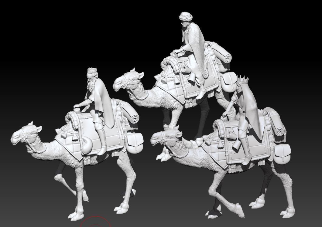 wise kings version 2 3D print model_2