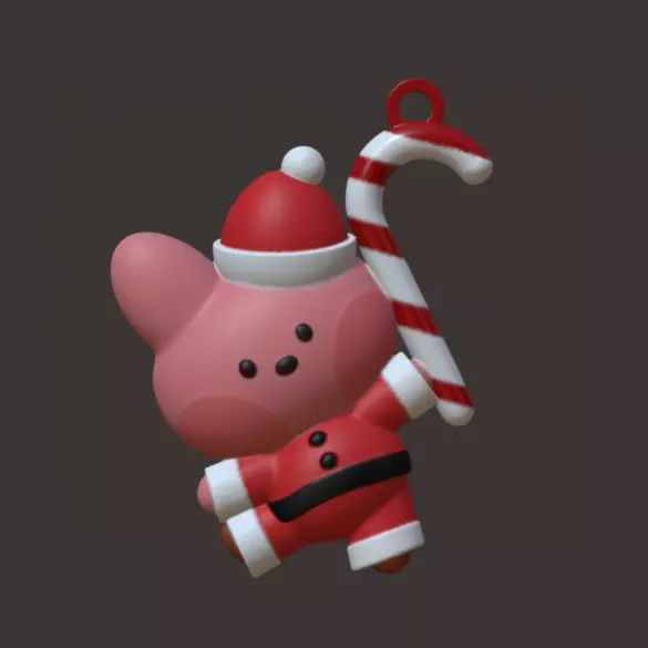 BT21 Christmas Tree Ornament - Candy Cane Cooky 3D print model_0