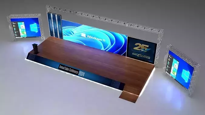 Stage Design 3D Model 3D model