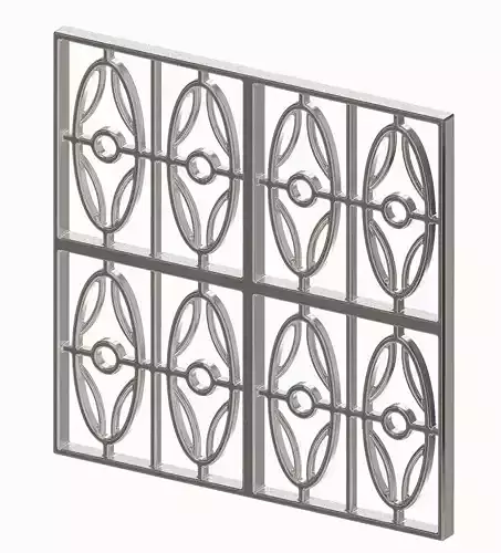 Premium Window Grill 3D print model