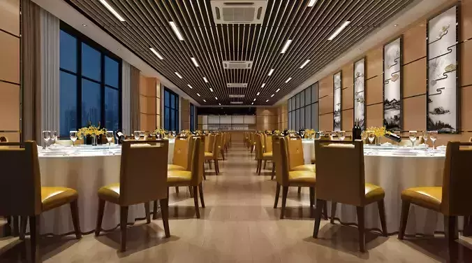 restaurant interior scenes