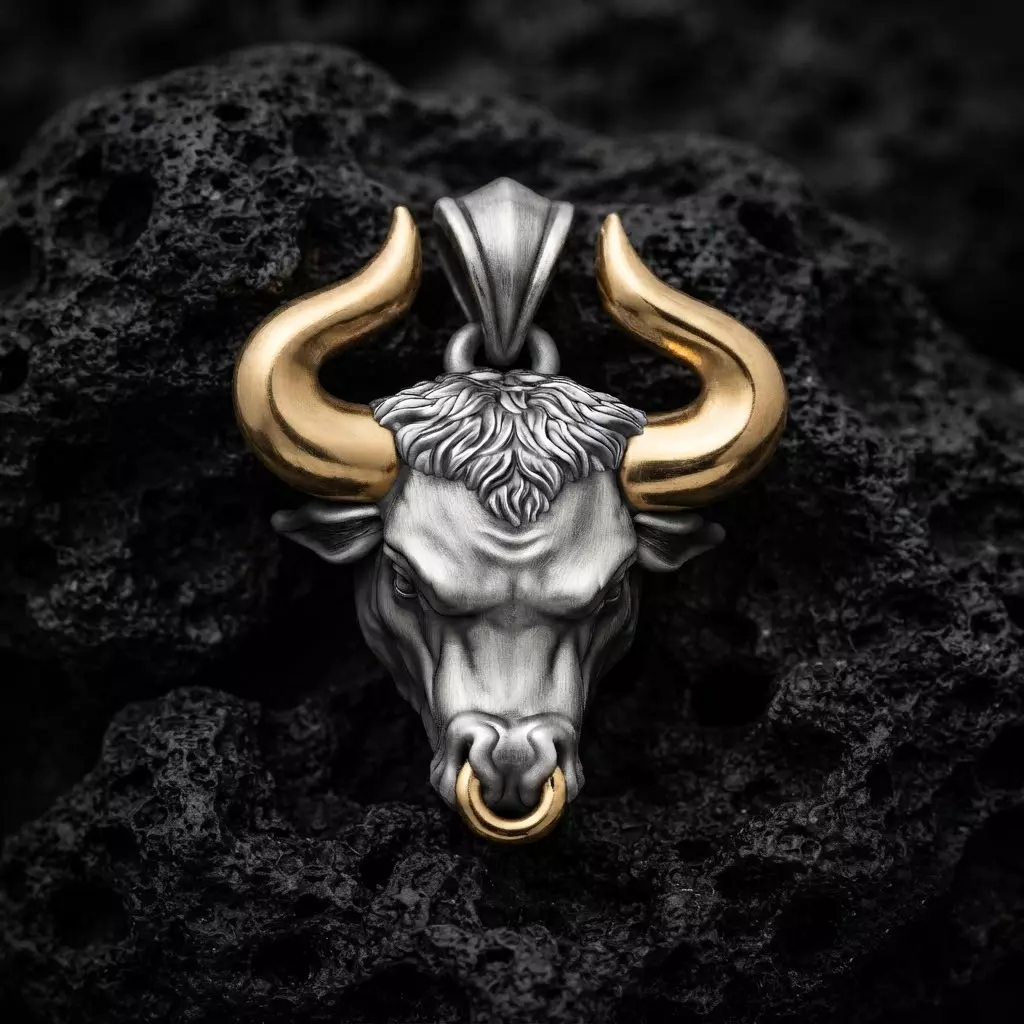 Bull Pendant 3D print model