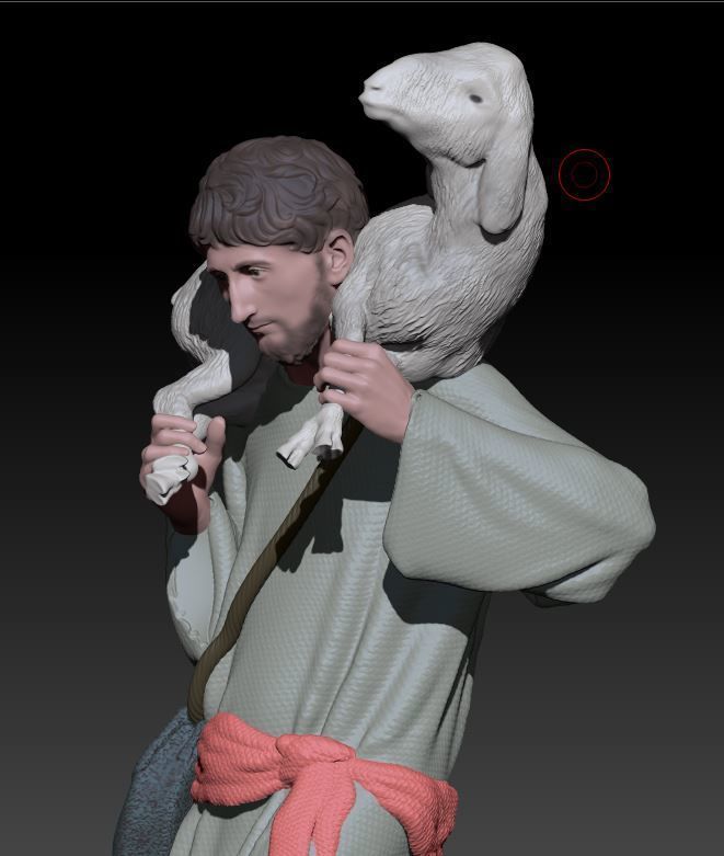 young shepherd 3D print model_4