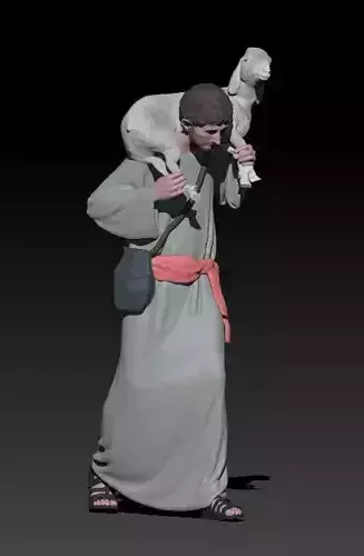 young shepherd 3D print model