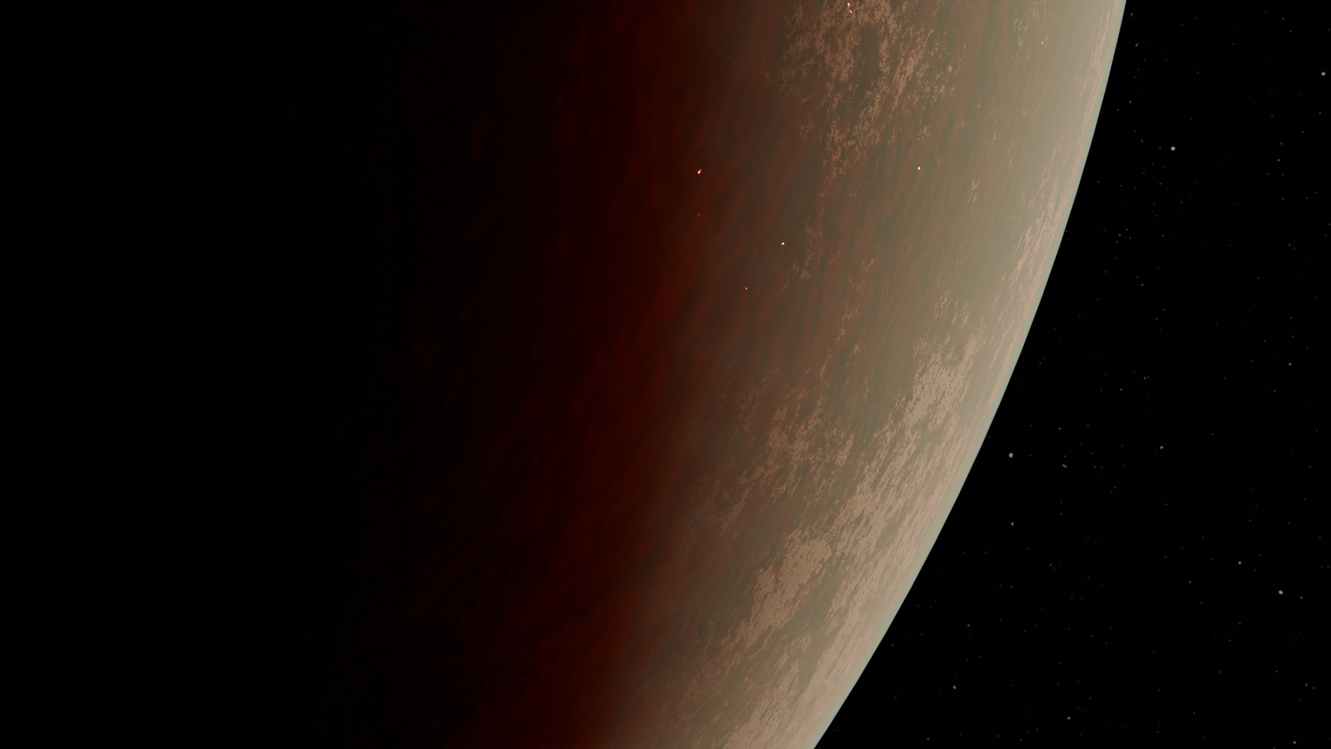 Habitable Planet Procudural 3D model_5