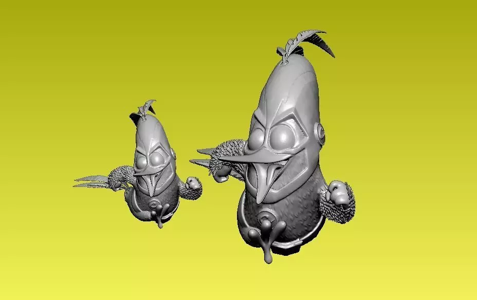 The bird runs model - 3D print 3D print model
