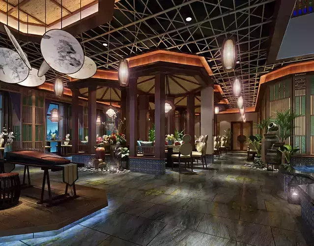 restaurant interior scenes