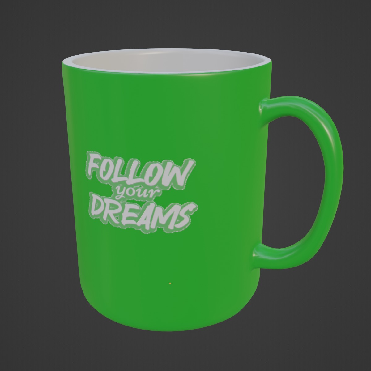 Coffee Cup 03 Low-poly 3D model_5