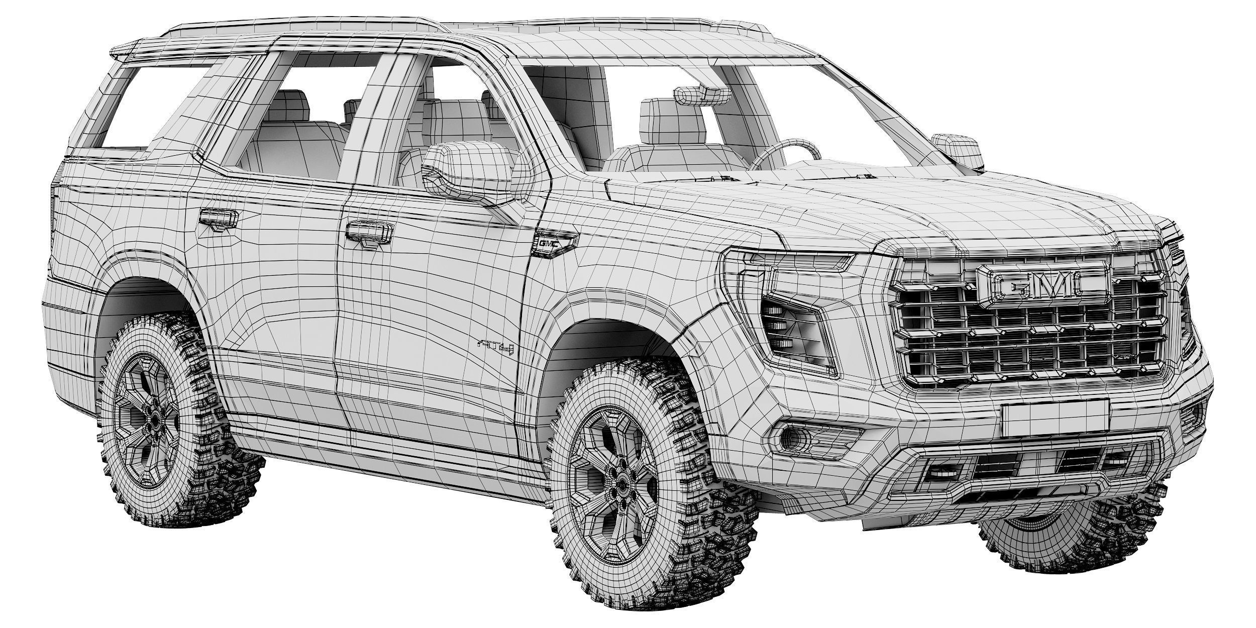GMC Yukon AT4 2025 3D model_14
