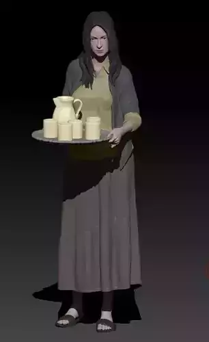 waitress 3D print model