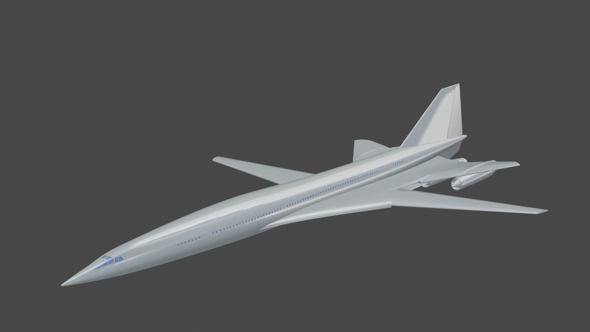 boing2707 3D print model_3