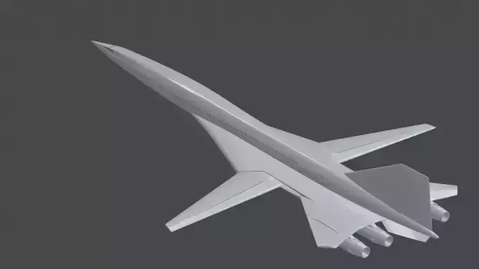 boing2707 3D print model
