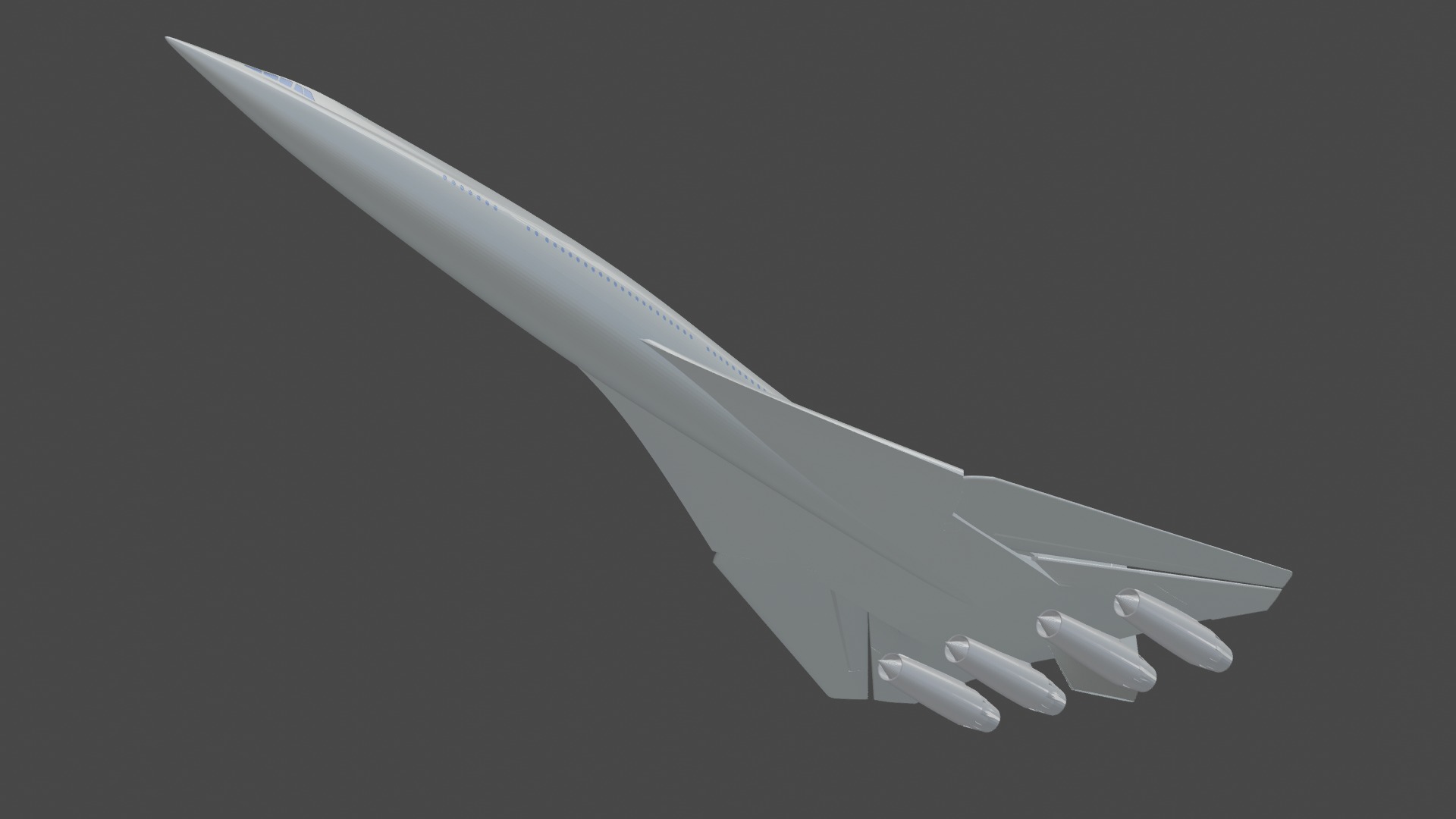 boing2707 3D print model_2