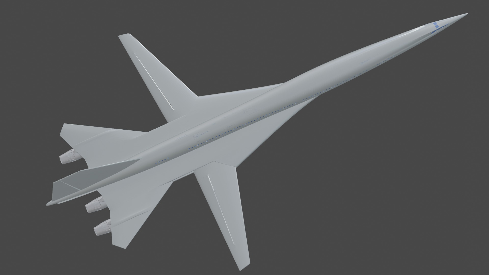 boing2707 3D print model_6