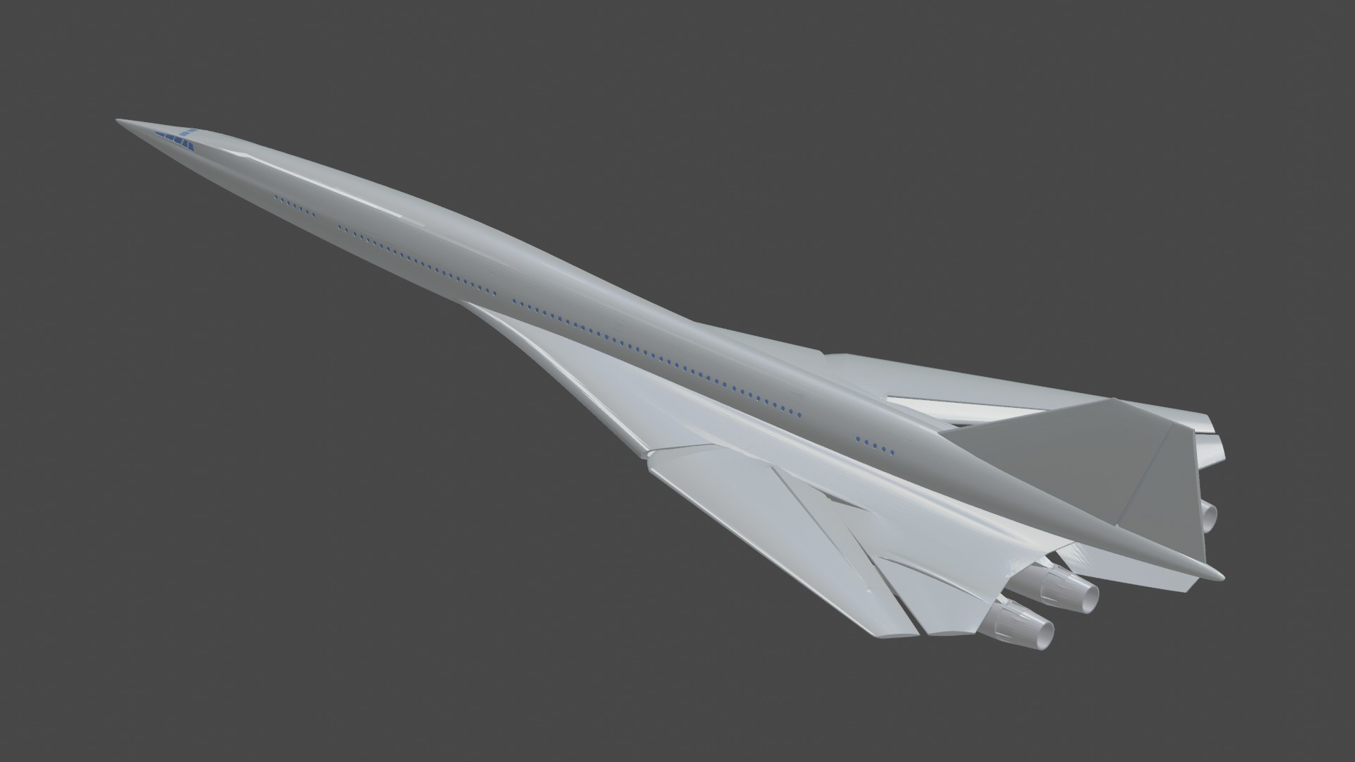 boing2707 3D print model_1