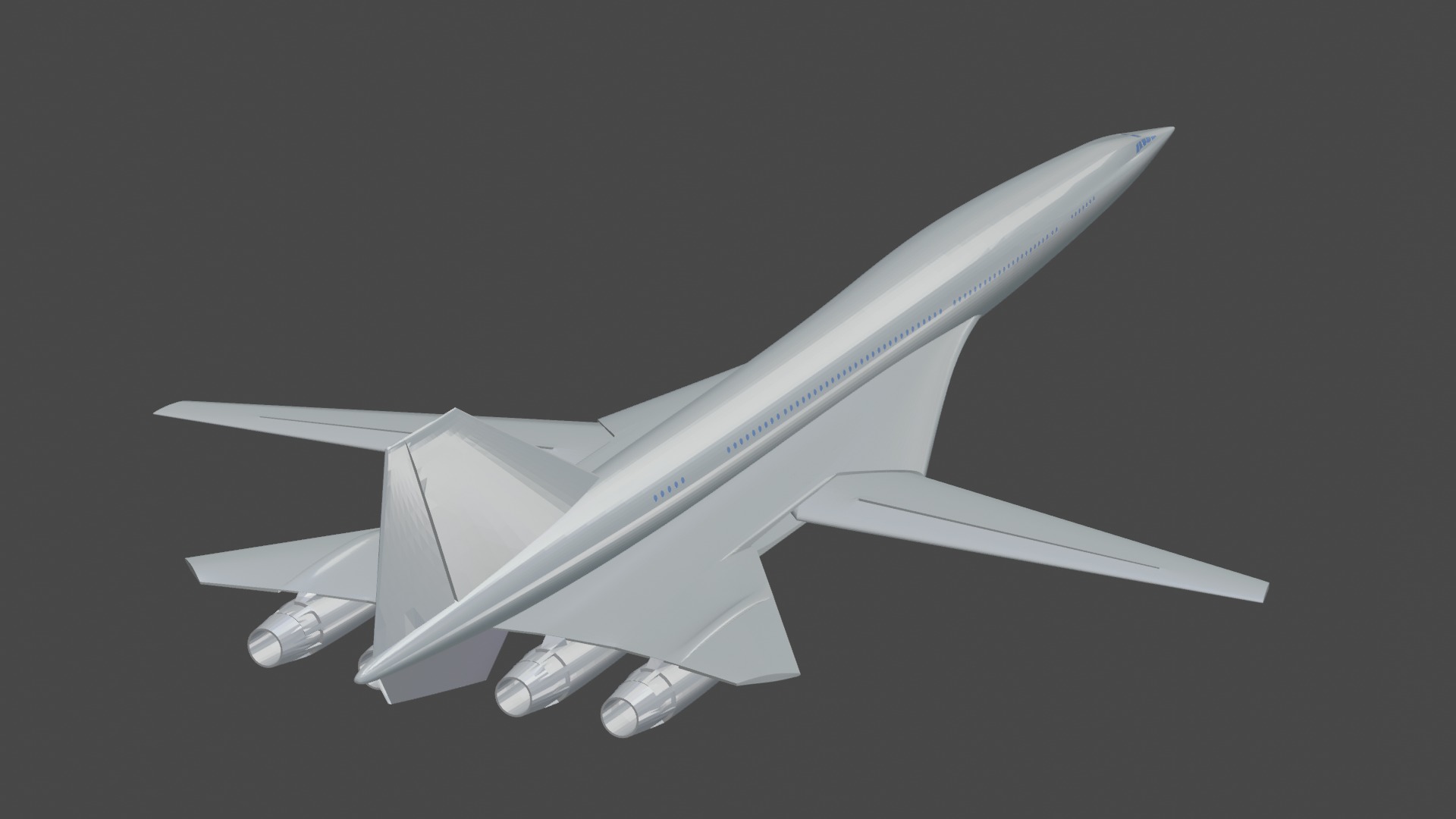 boing2707 3D print model_7