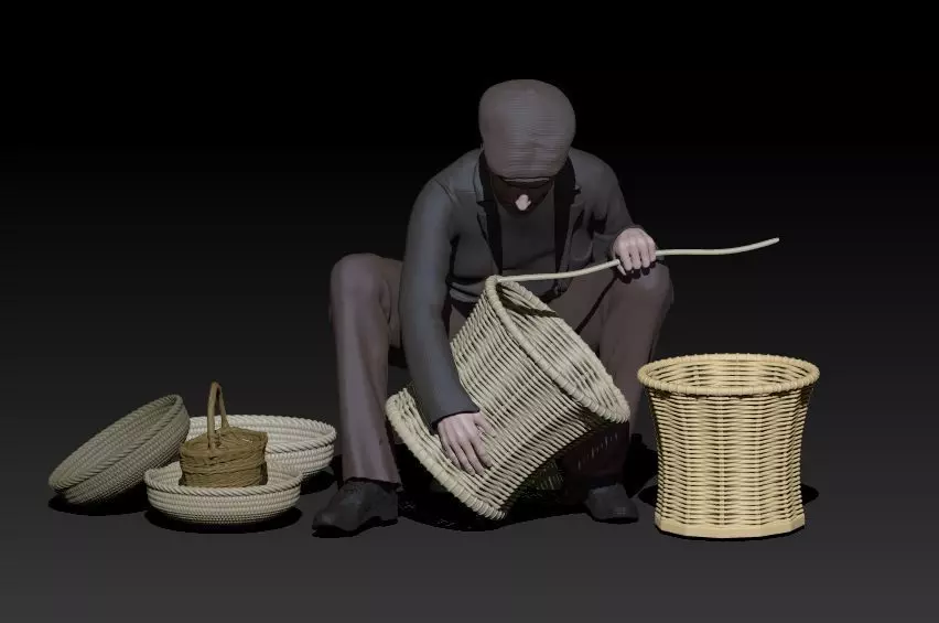 basket maker 3D print model_0