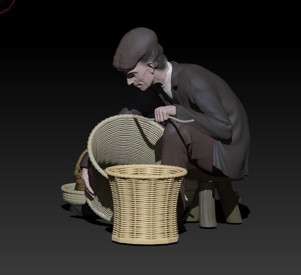 basket maker 3D print model_2
