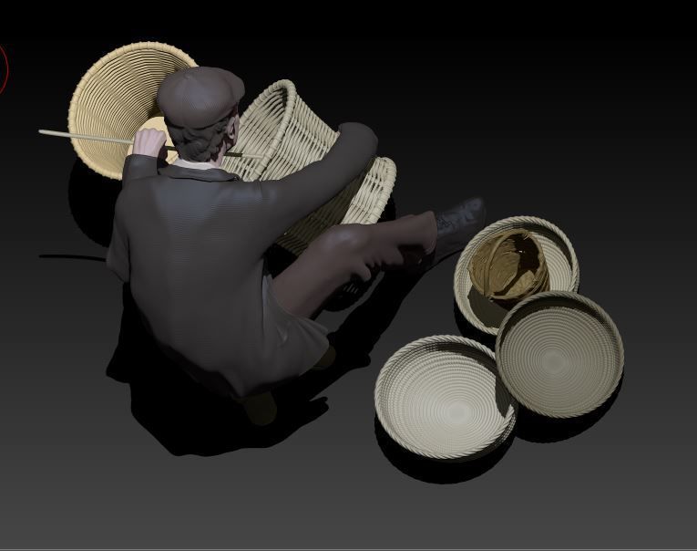 basket maker 3D print model_4