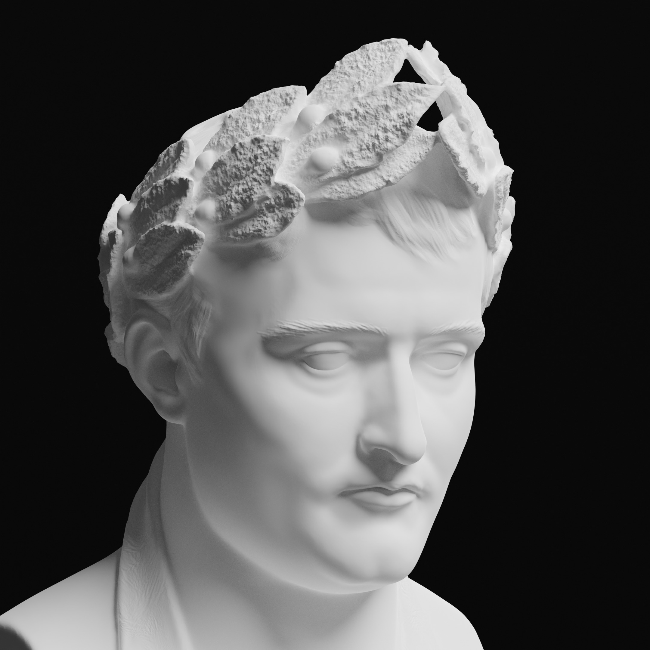 Napoleon Bonaparte Bust Highres for 3D Printing 3D print model_1