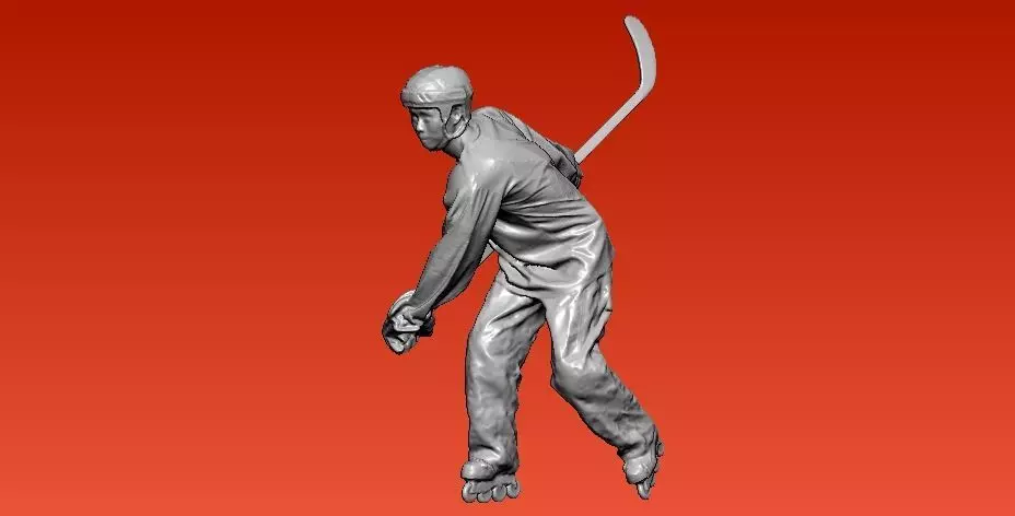 Hockey player model - 3D print 3D print model