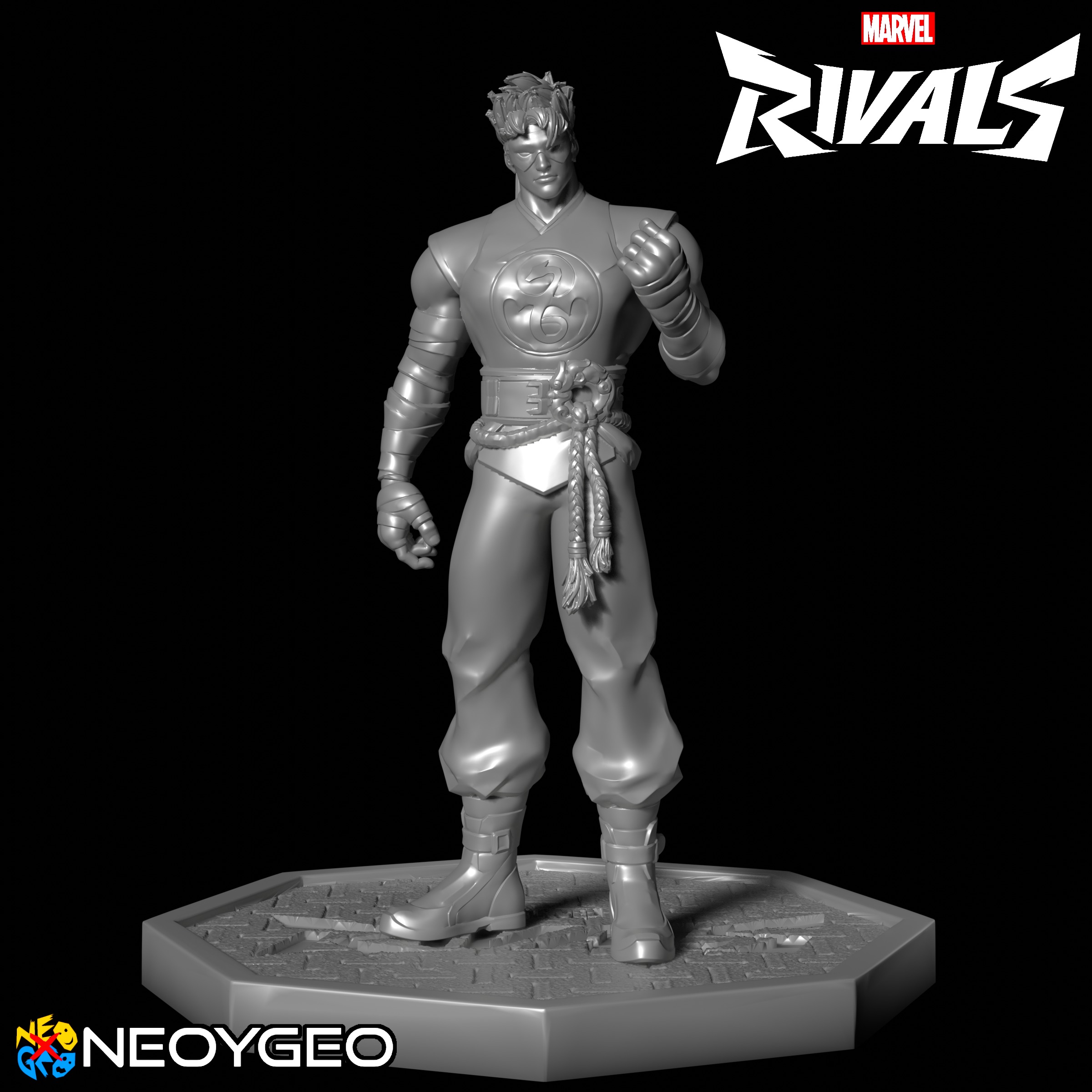 IRON FIST - MARVEL RIVALS 3D print model_1