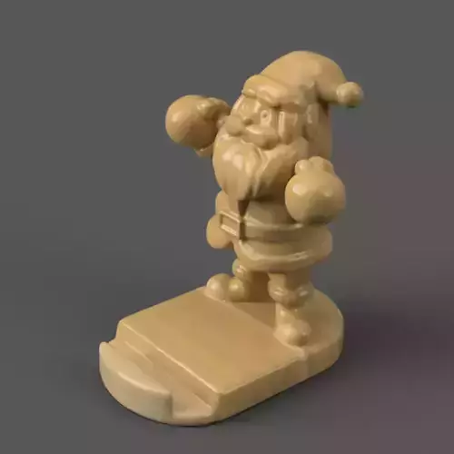 Cute santa Phone Holder