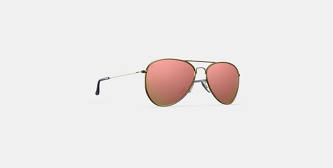 PRIVE REVAUX THE COMMANDO 20 CHAMPAGNE GOLD 3D model