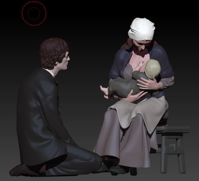 nativity p0 3D print model_1