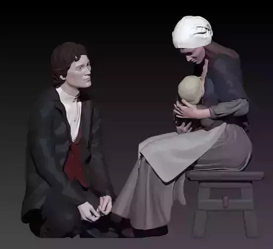 nativity p0 3D print model