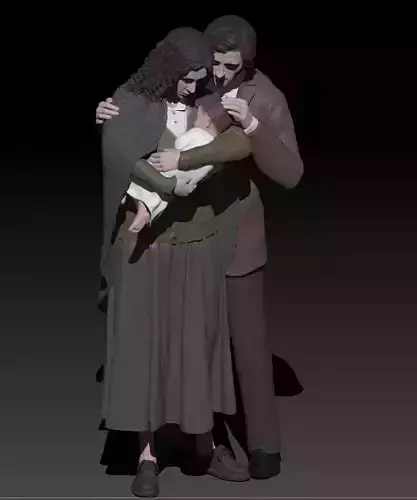 nativity p1 3D print model