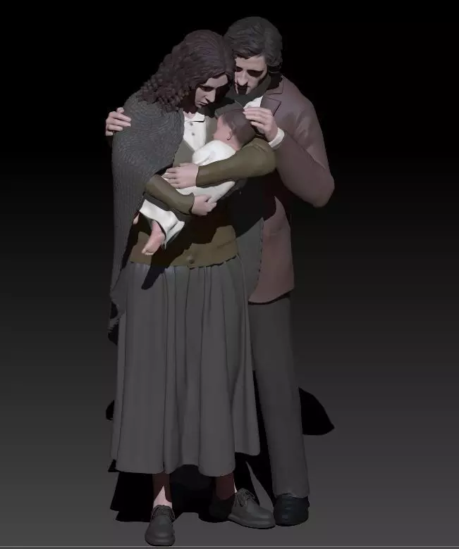 nativity p1 3D print model_0