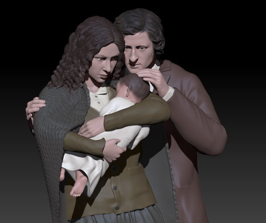 nativity p1 3D print model_4