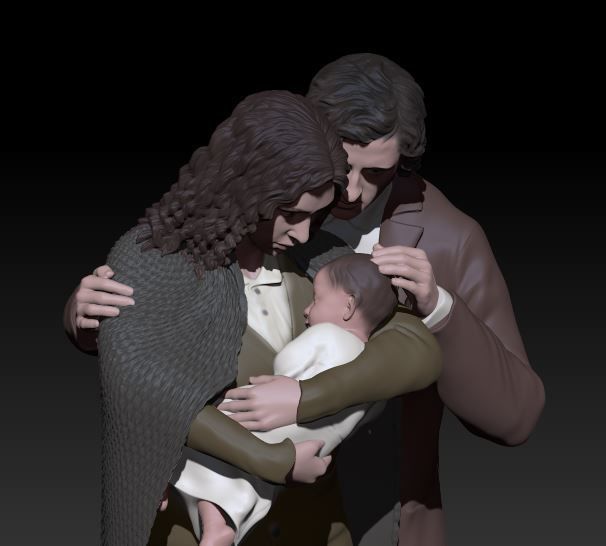 nativity p1 3D print model_1