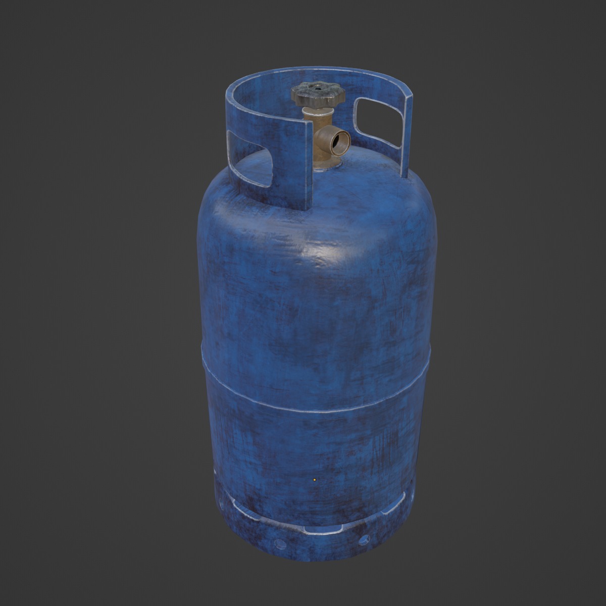 Dirty Gas Cylinder 02 3D model_6