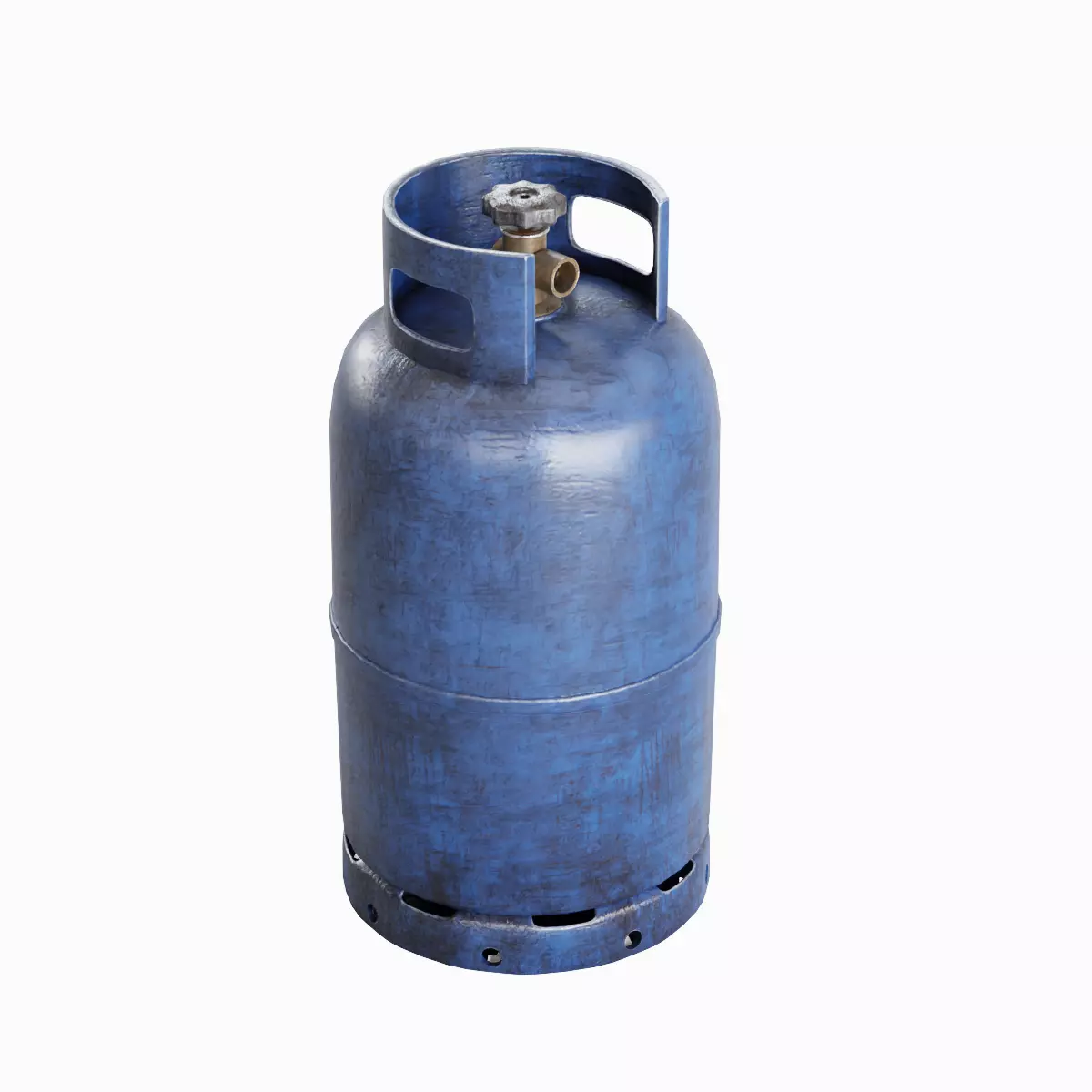 Dirty Gas Cylinder 02 3D model_0