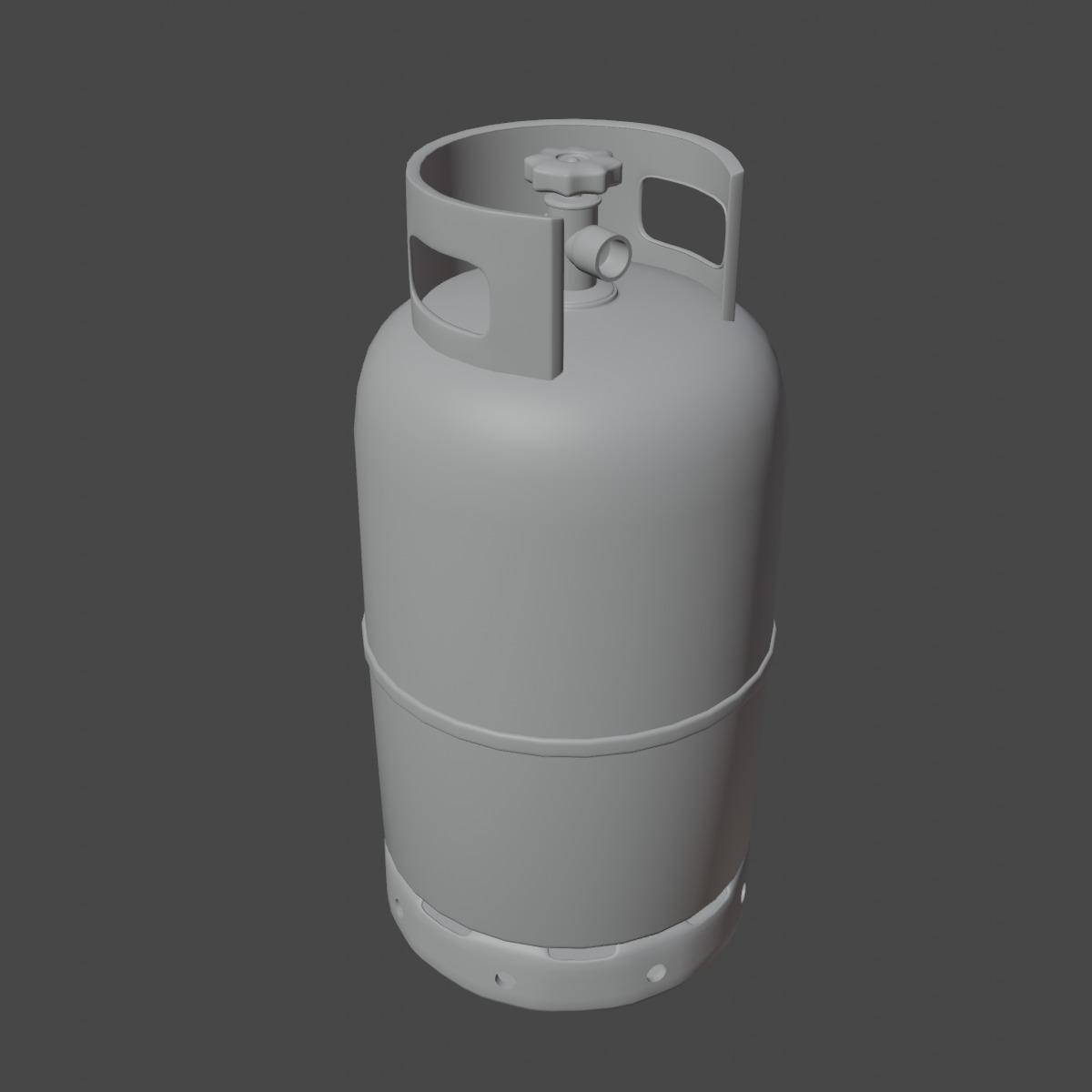 Dirty Gas Cylinder 02 3D model_8