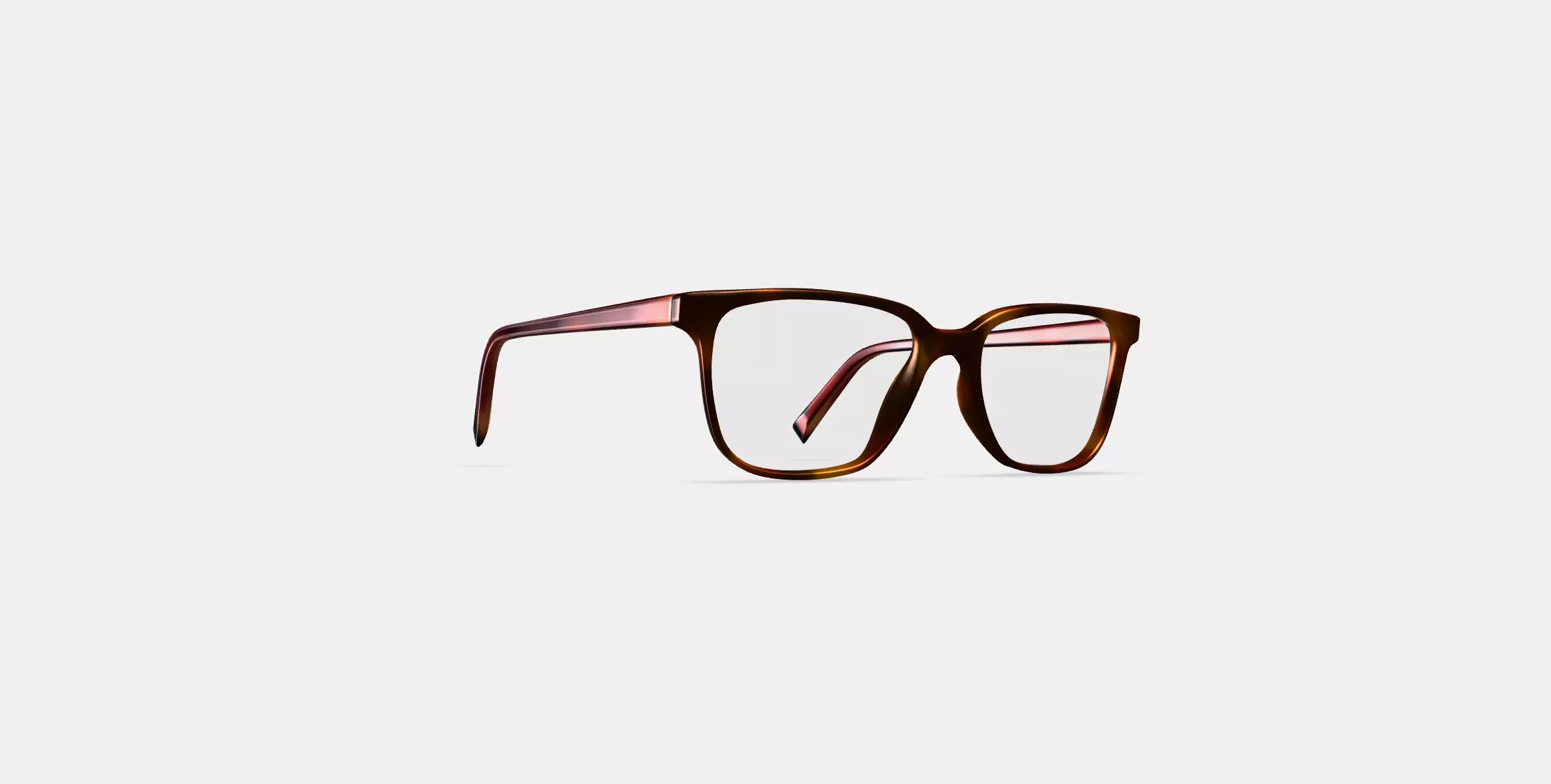 Hayden Eyeglasses in Rye Tortoise 3D model_0