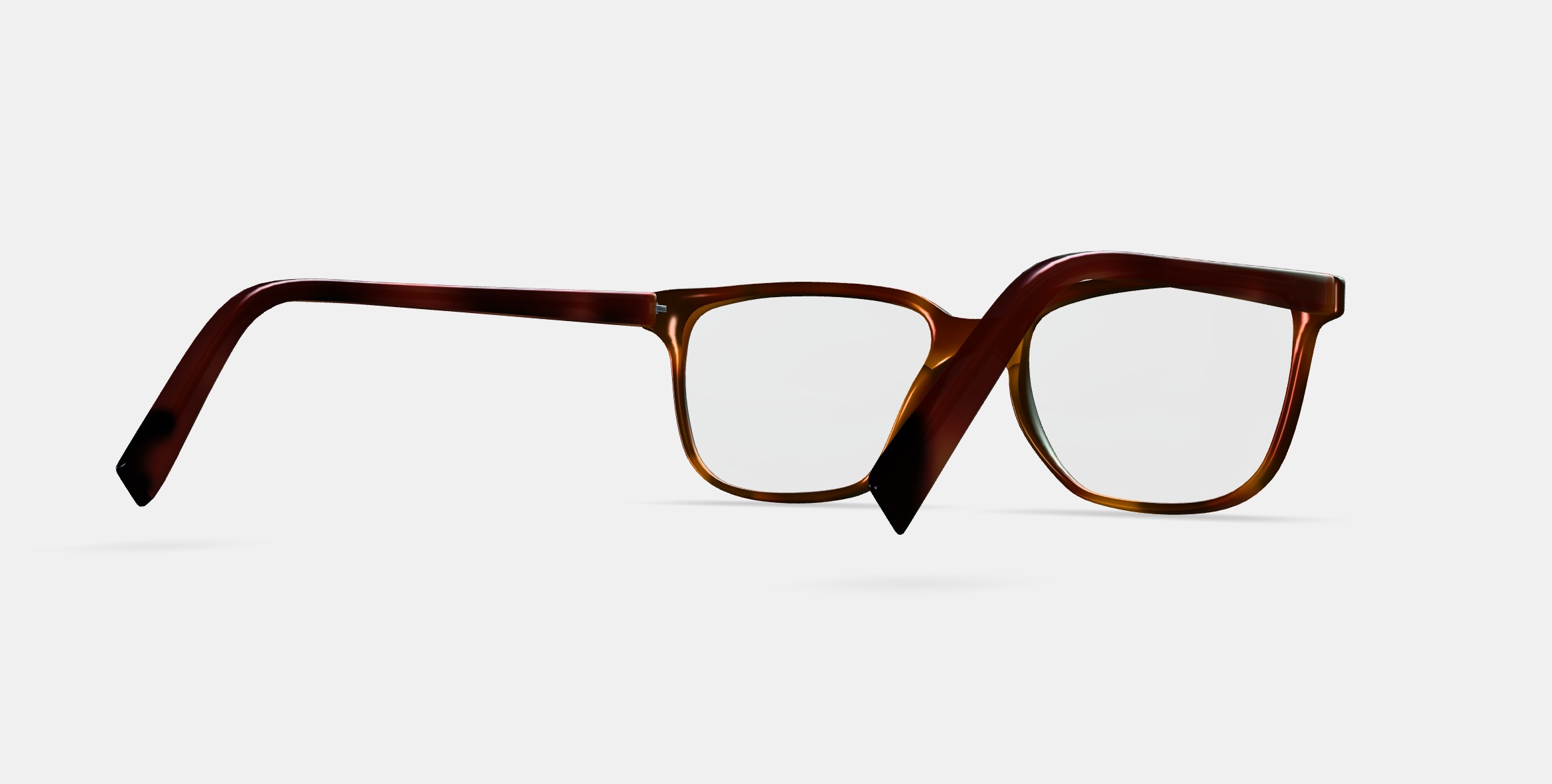 Hayden Eyeglasses in Rye Tortoise 3D model_6