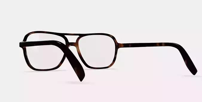 Carrick Eyeglasses in Cognac Tortoise