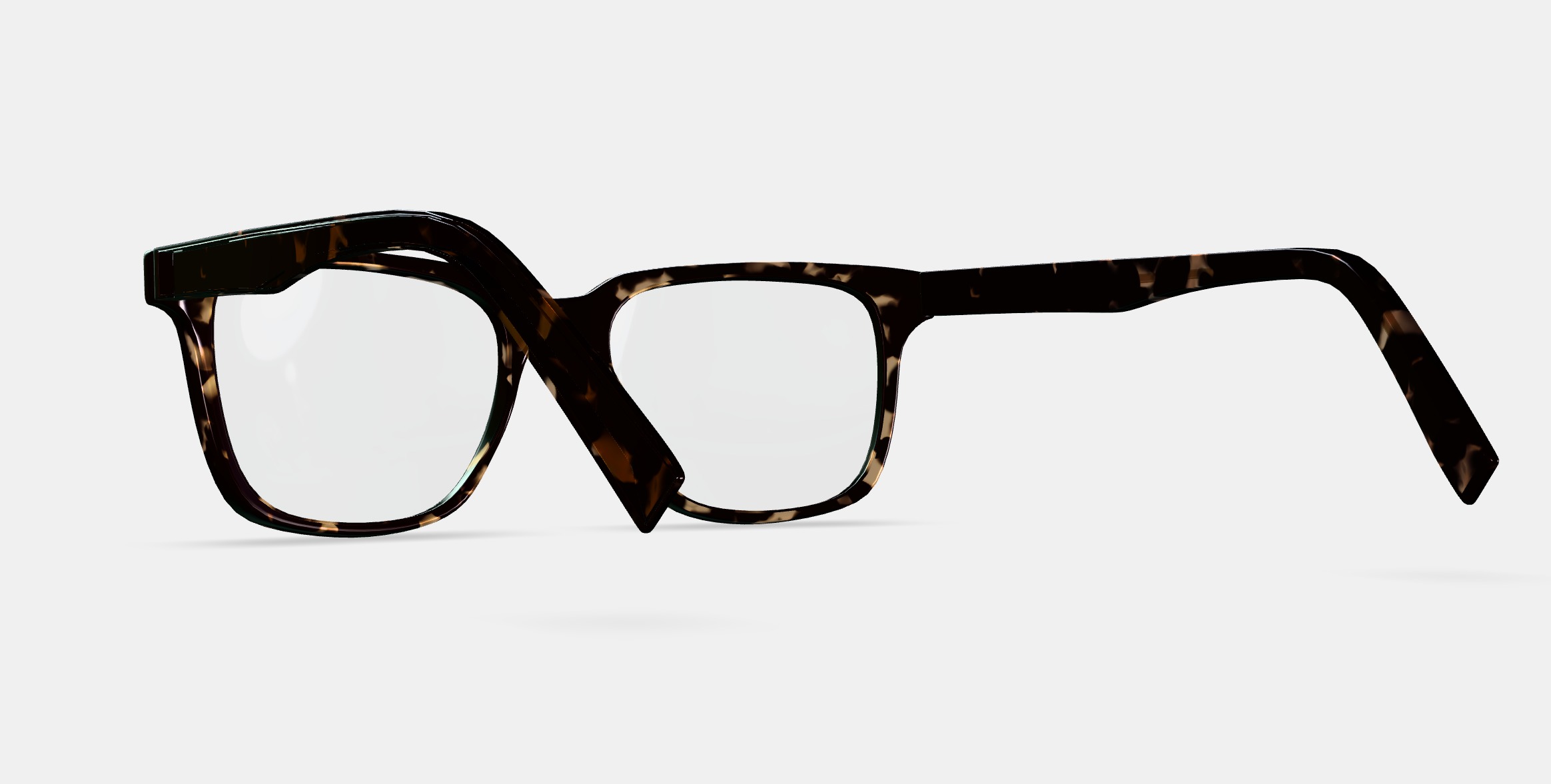 Chamberlain Eyeglasses in Whiskey Tortoise 3D model_2