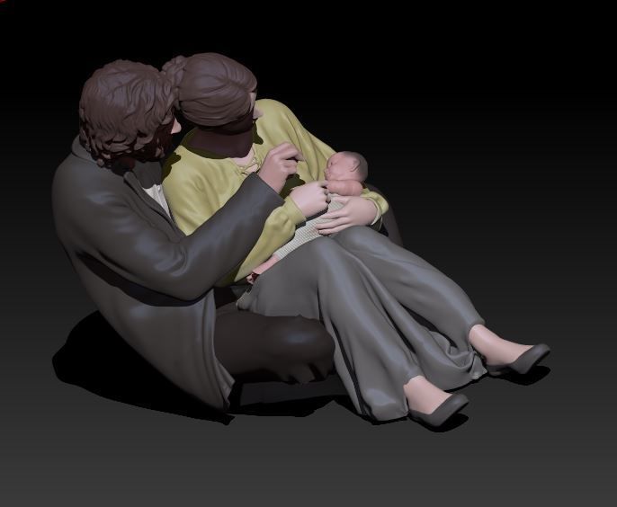nativity p10 3D print model_3