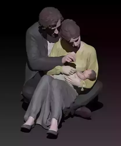 nativity p10 3D print model