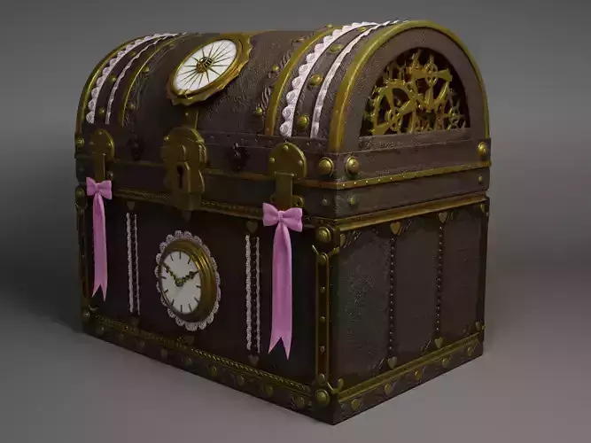 Girly Decorated Treasure Box