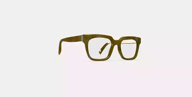 Winston Eyeglasses in Praline Tortoise 3D model