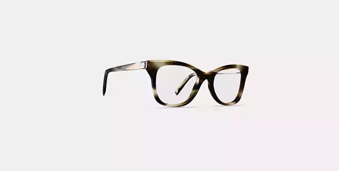 Hallie Eyeglasses in Striped Sassafras