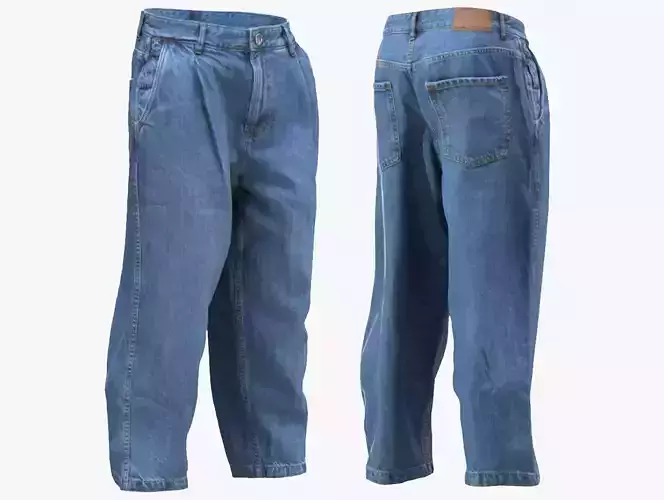 Jeans 136 - All MH Bodies - UE5 Skeletons - Rigged