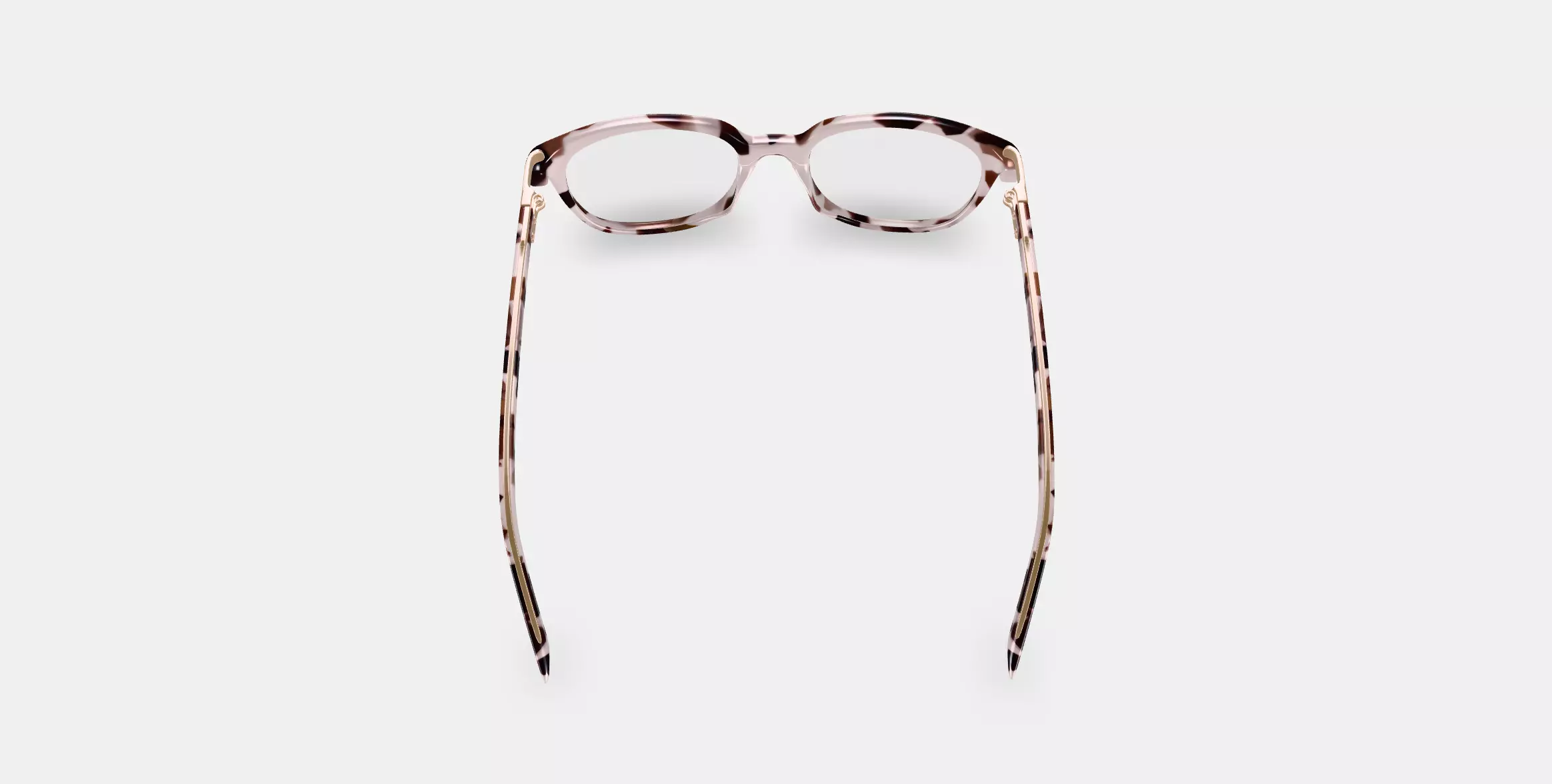 Maeve Eyeglasses in Blush Tortoise 3D model_0