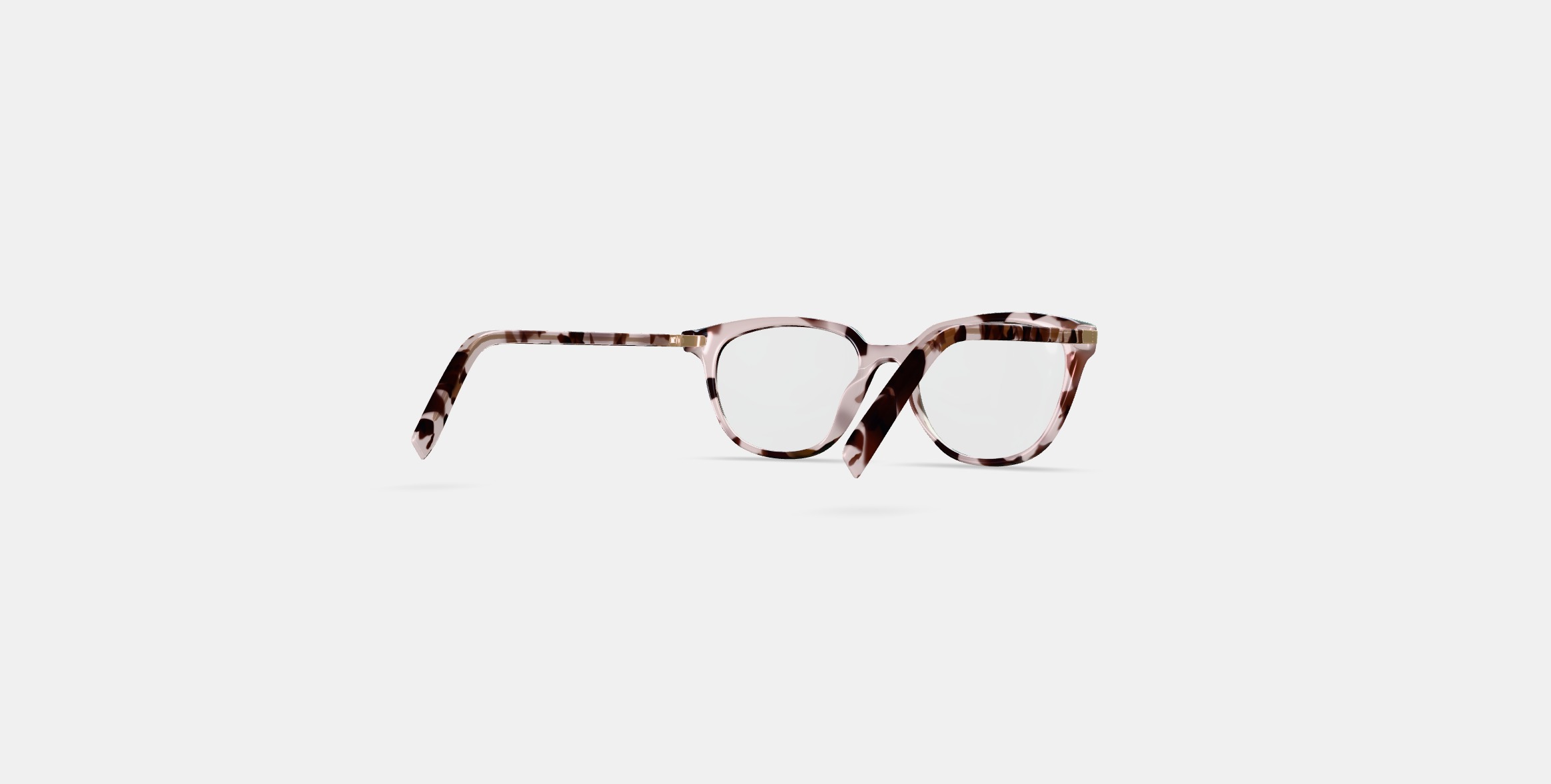 Maeve Eyeglasses in Blush Tortoise 3D model_4