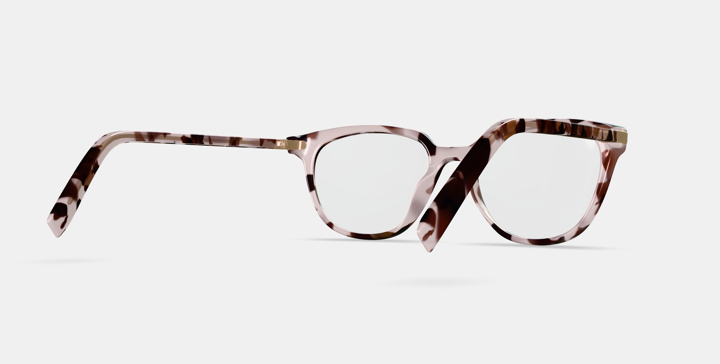 Maeve Eyeglasses in Blush Tortoise 3D model_6